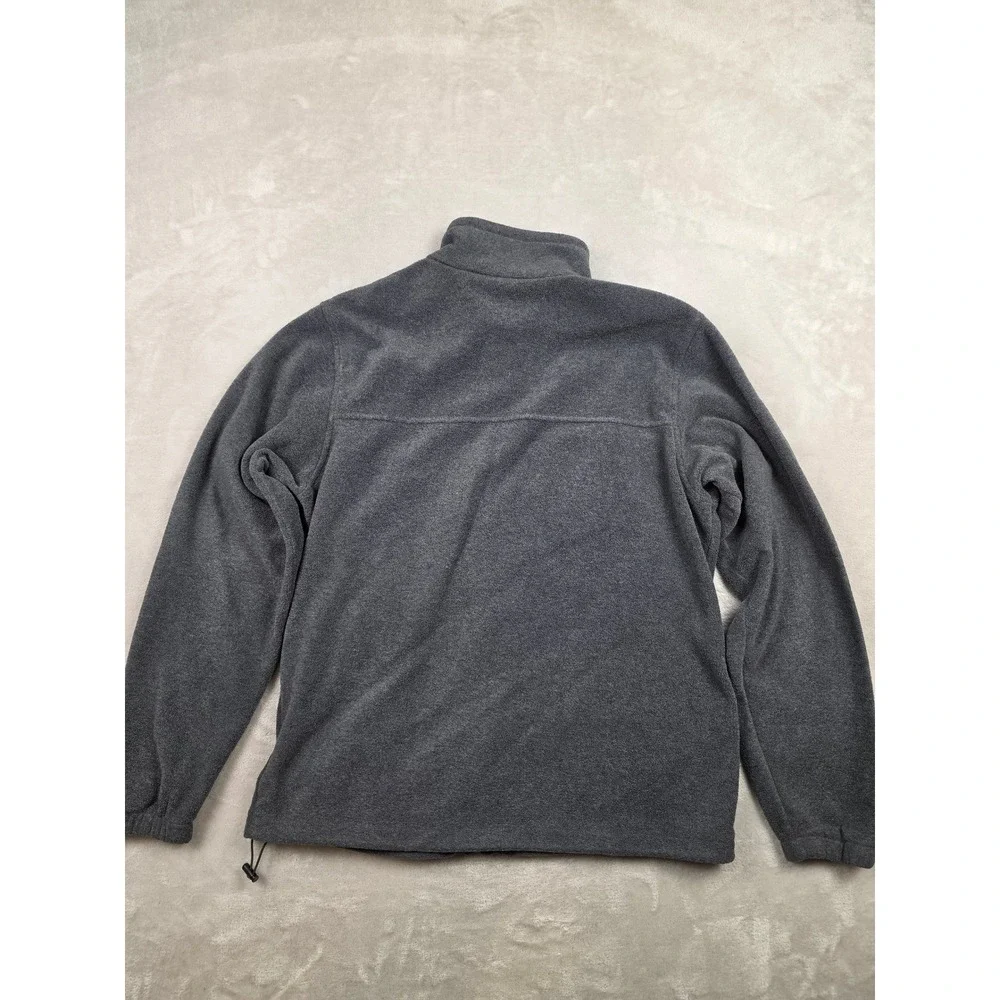 Columbia Fleece Jacket Mens Large Gray Steens Mountain Full Zip XM1571